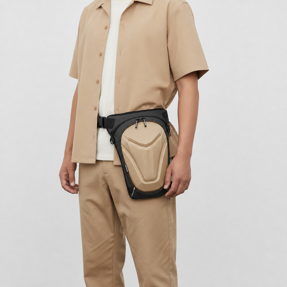 ARC Thigh Bag - Beige (3)