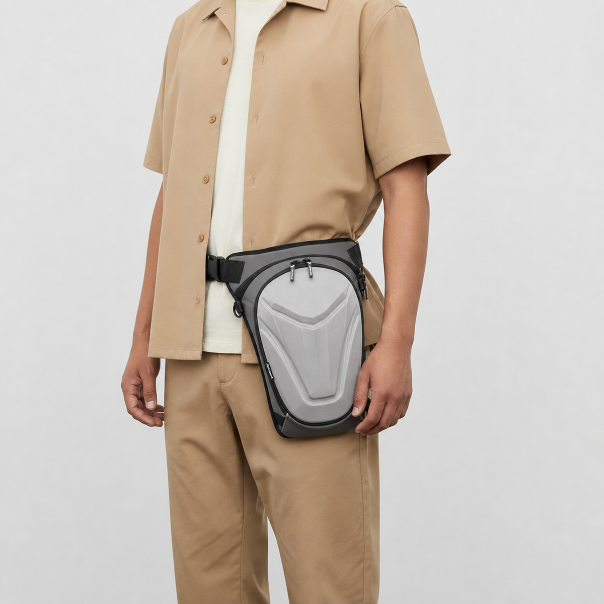 ARC Thigh Bag - Light Grey (3)