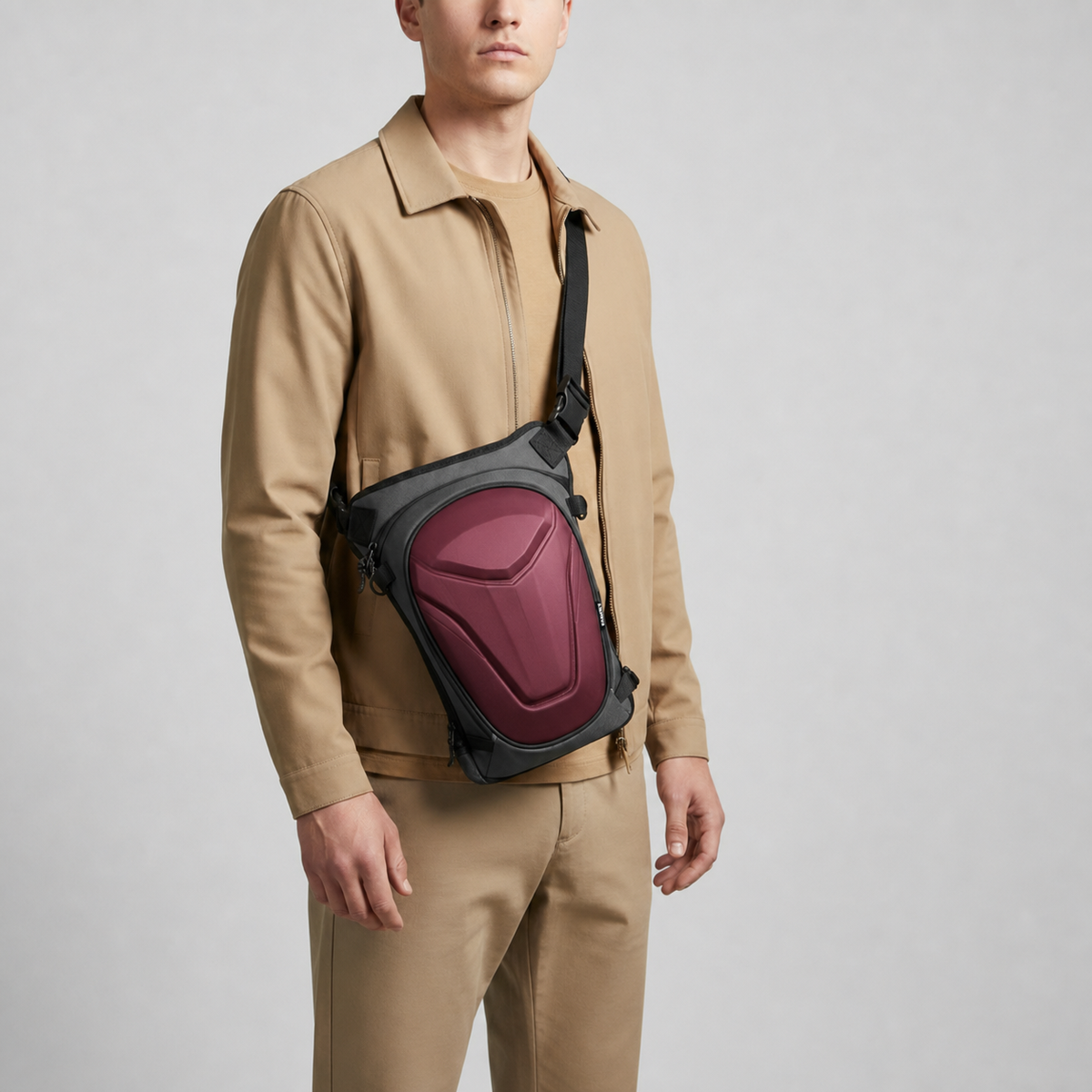 ARC Thigh Bag - Maroon (2)