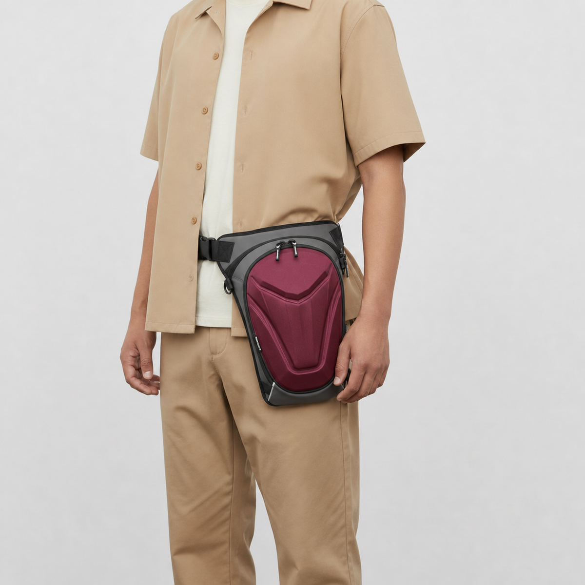 ARC Thigh Bag - Maroon (3)