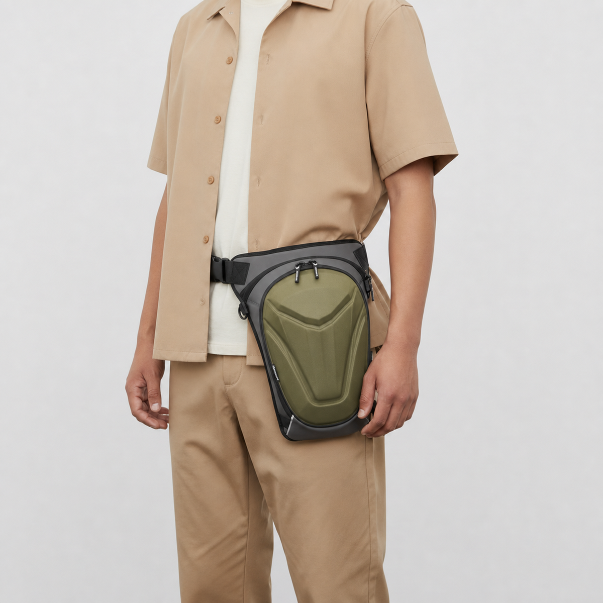 ARC Thigh Bag - Olive Green (3)