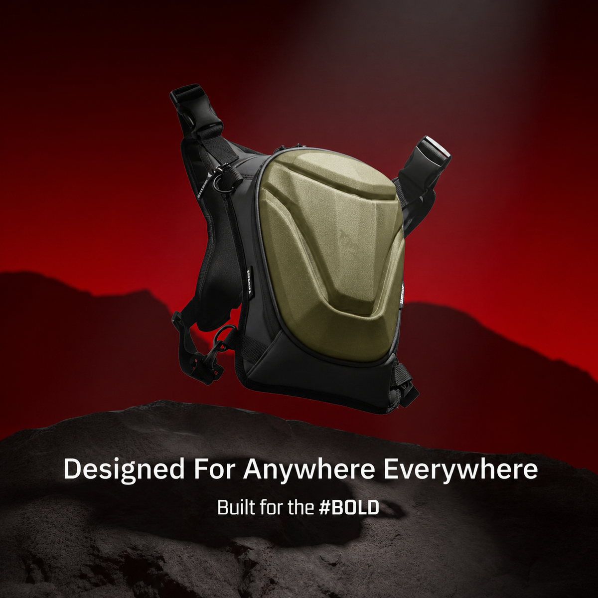 ARC Thigh Bag - Olive Green (4)