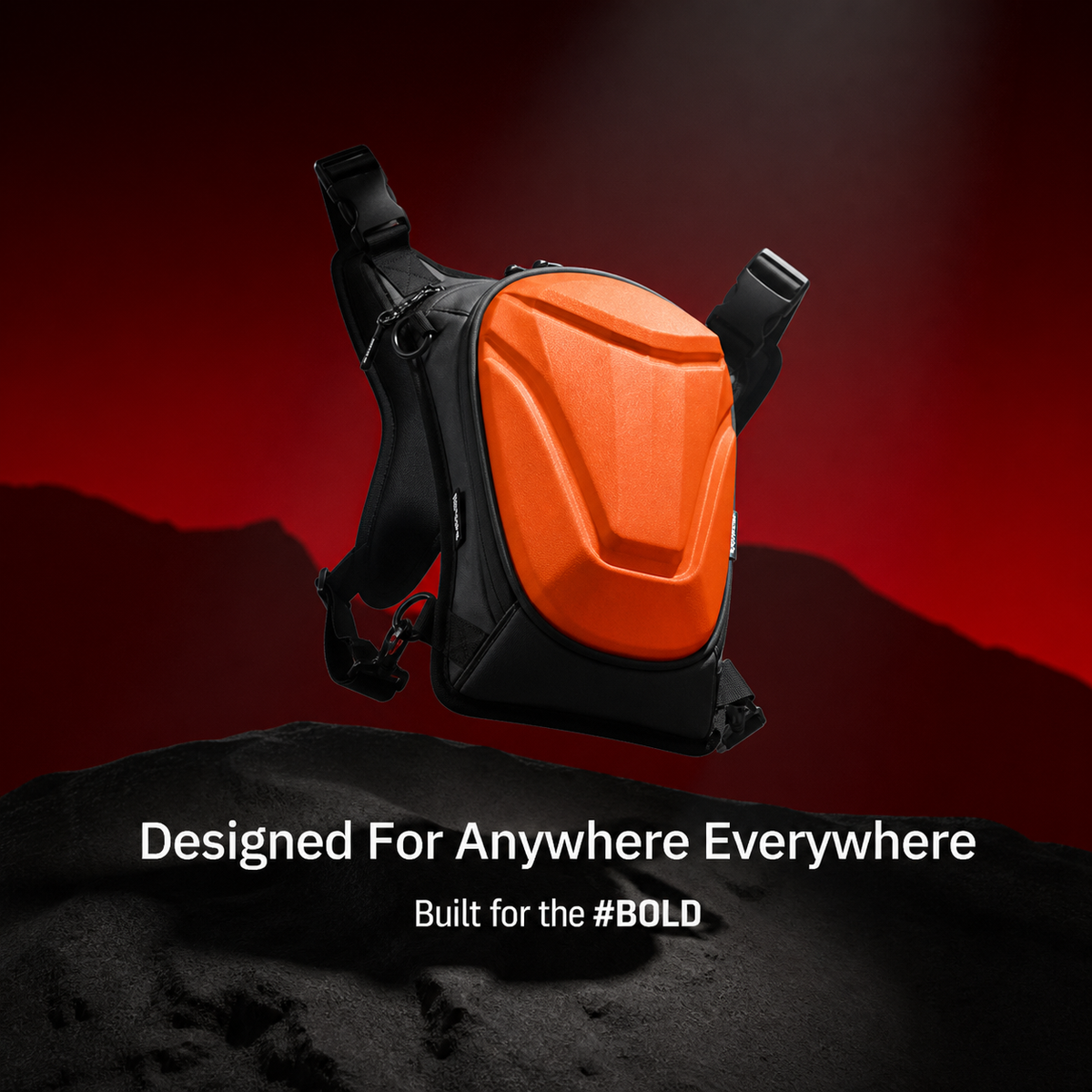 ARC Thigh Bag - Orange (4)