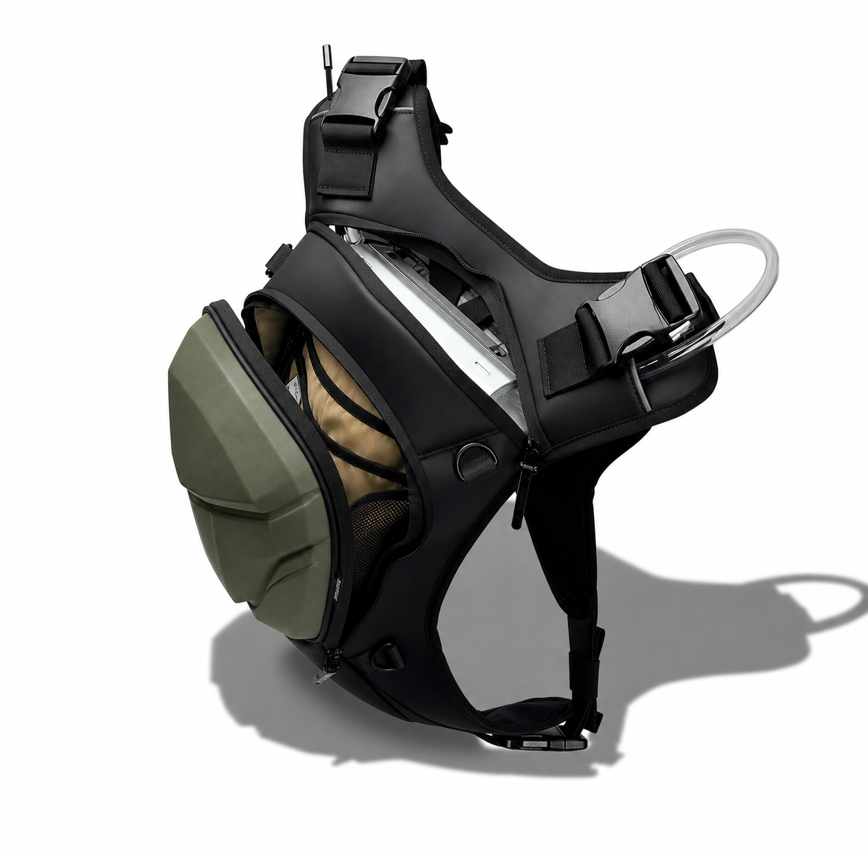 Flux 10L Backpack - Olive Black (5)