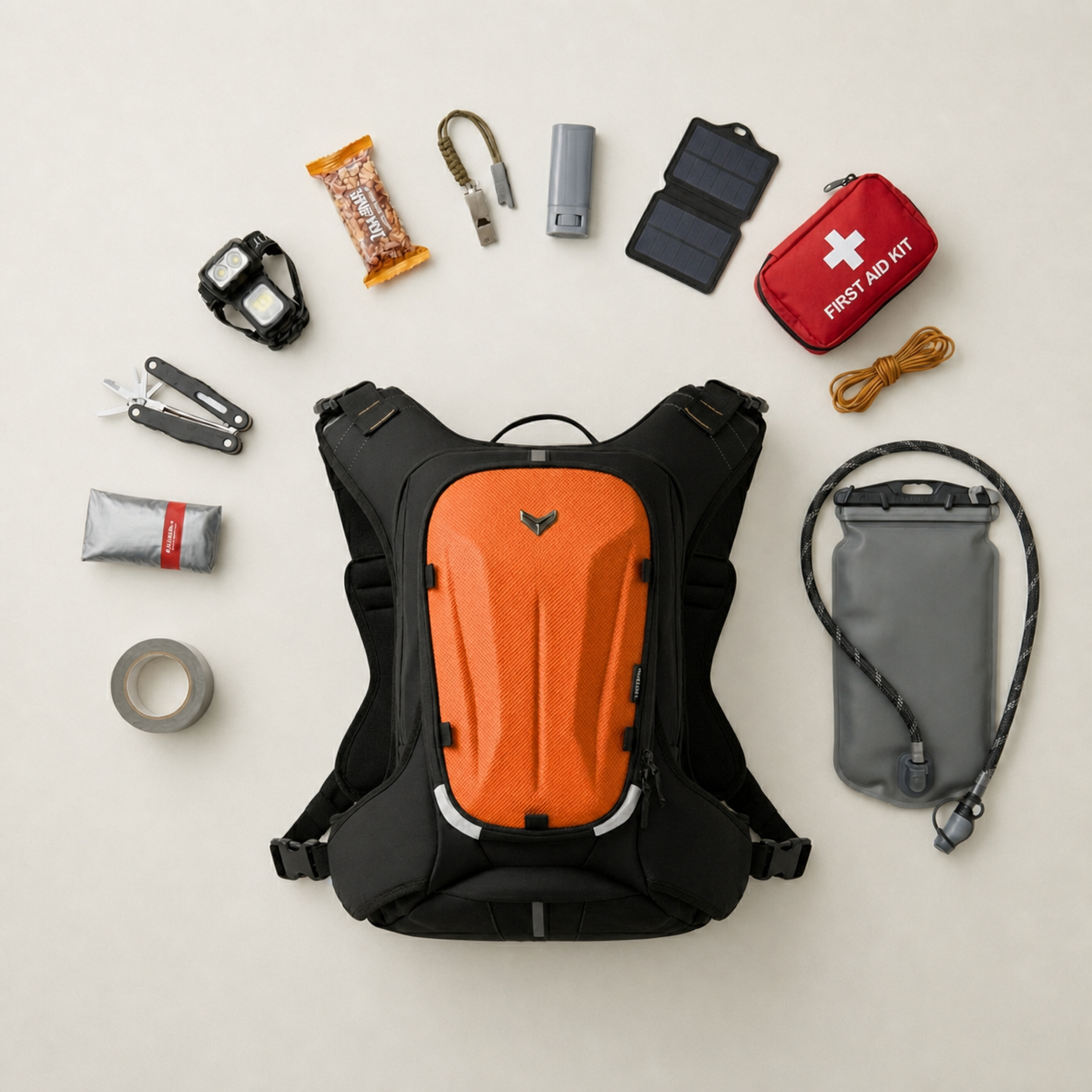 Prime Hydration Backpack 25L - Orange (1)