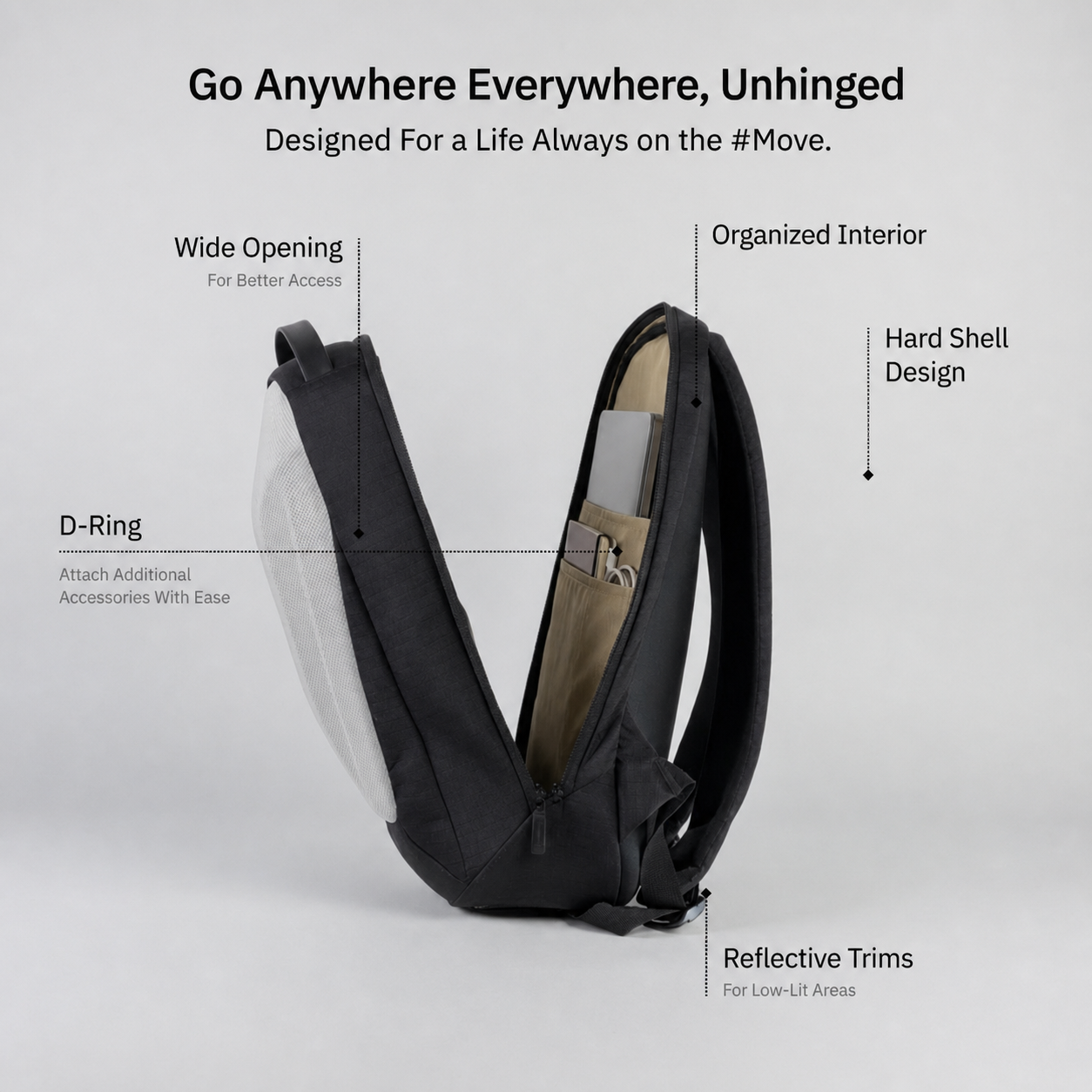 Switch Slingpack - Light Grey (7)