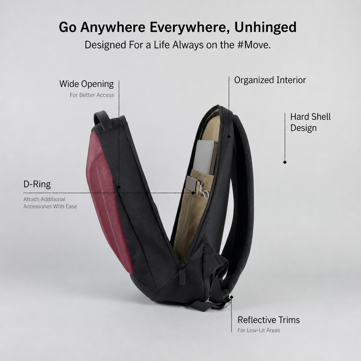 Switch Slingpack - Maroon (7)