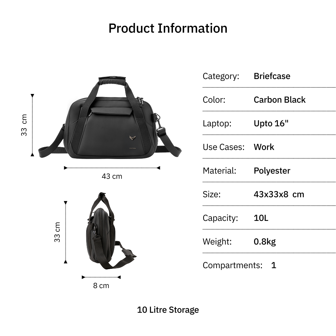 ION Briefcase specifications