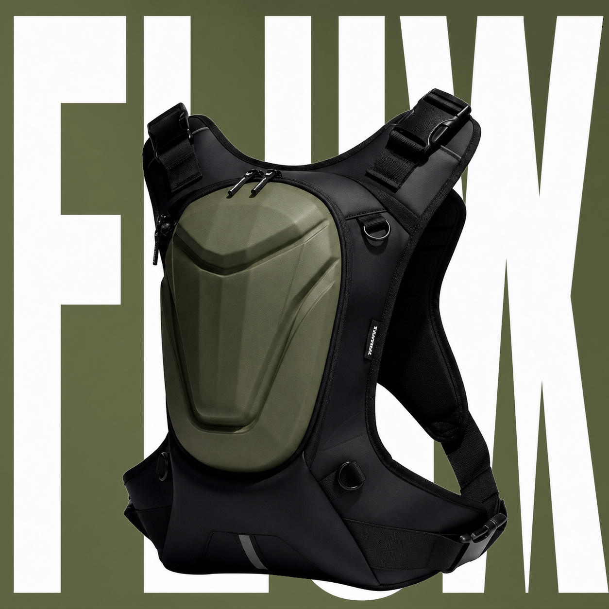 Flux 10L Backpack - Olive Black (4)