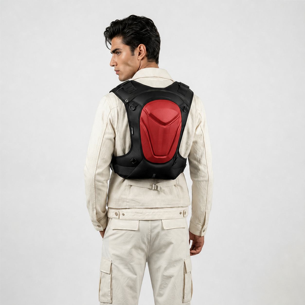 Flux 10L Backpack - Red Black (2)