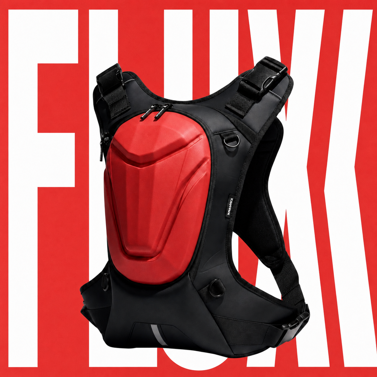 Flux 10L Backpack - Red Black (4)