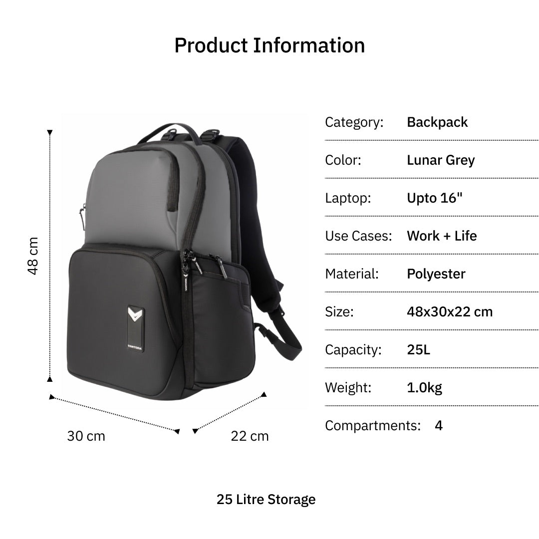 LEXOR Backpack specifications