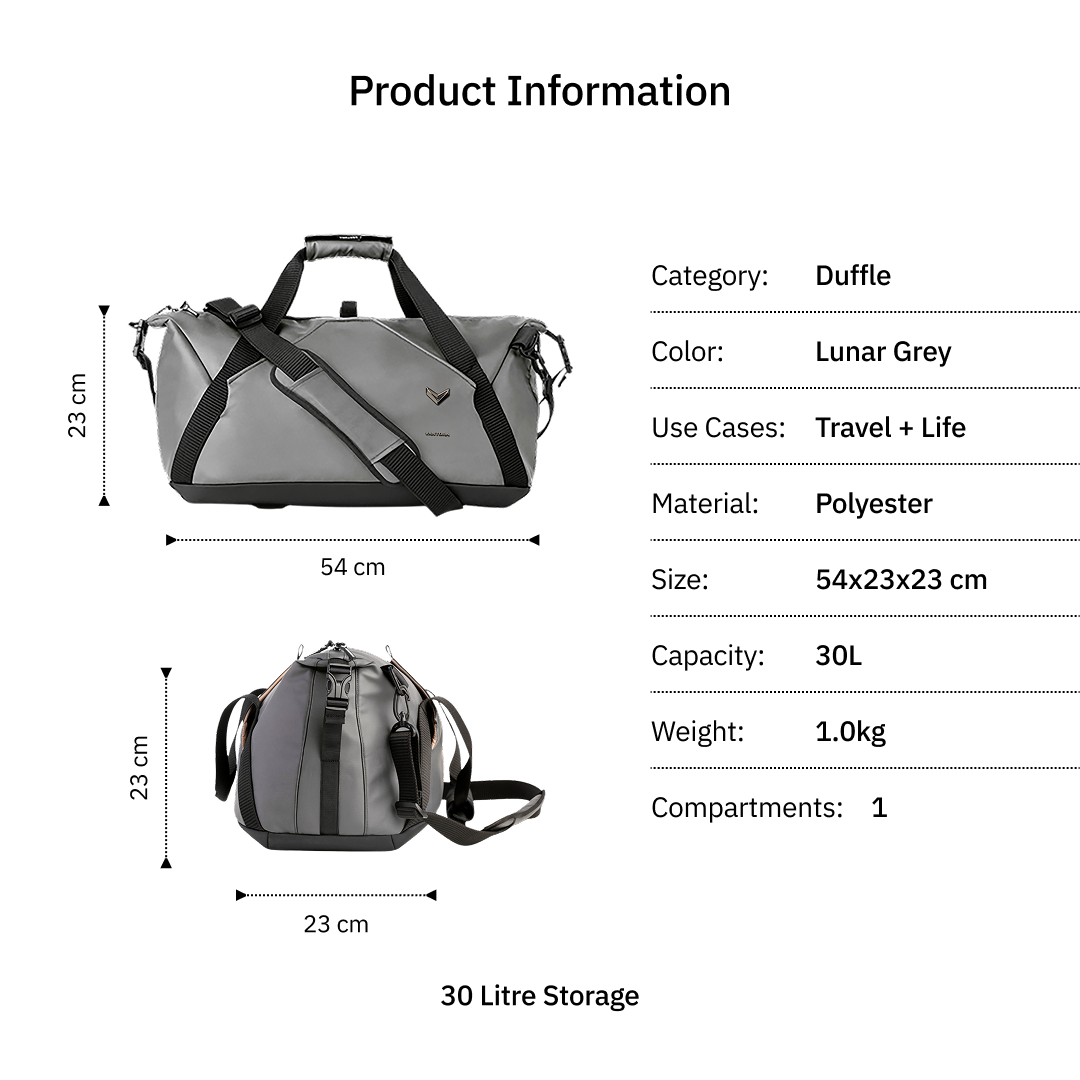 LUNA Duffle specifications