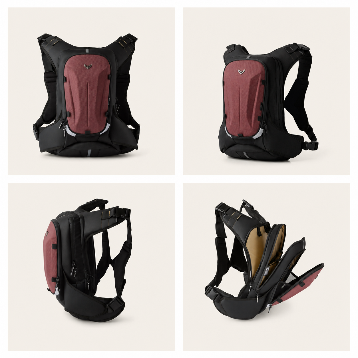 Prime Hydration Backpack 25L - Maroon (2)