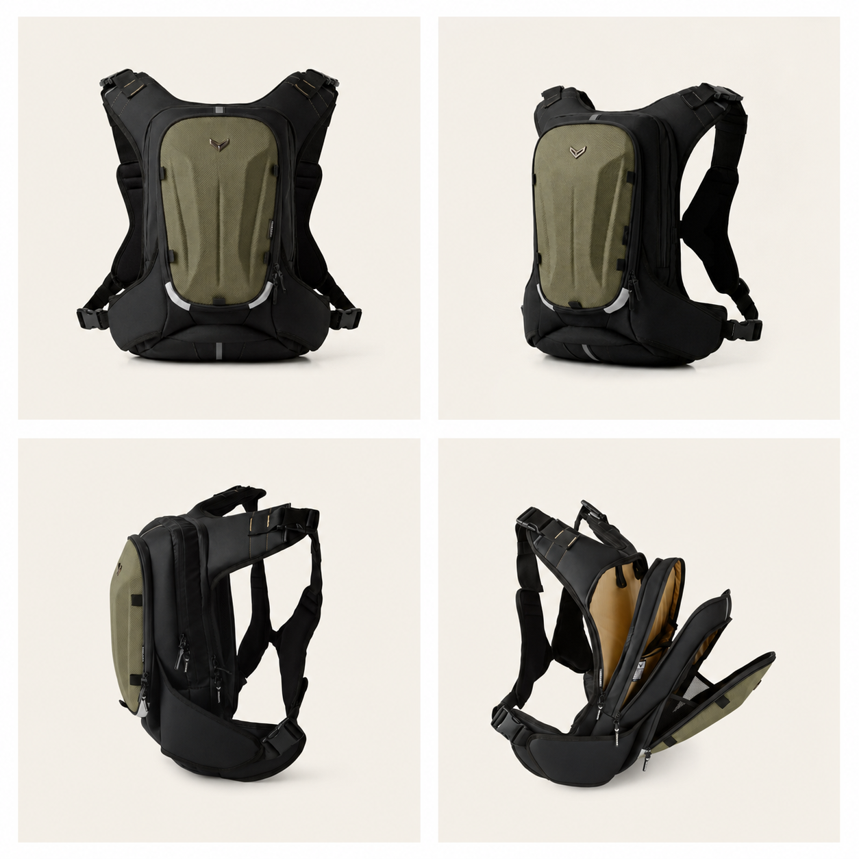Prime Hydration Backpack 25L - Olive Green (2)